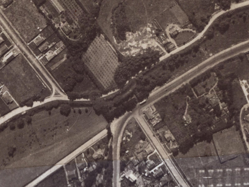 127 Ashgrove Terrace from the air, 1925-1929