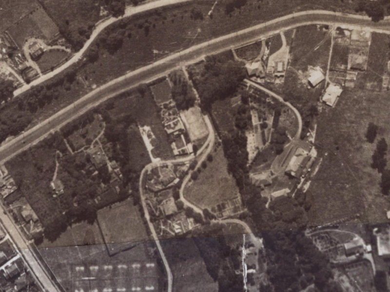 6 Crichton Terrace from the air, 1925-1929