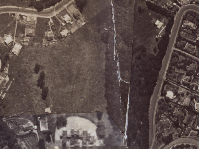 41A Overdale Drive from the air, 1925-1929