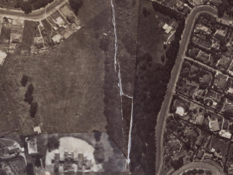 14A Purau Terrace from the air, 1925-1929