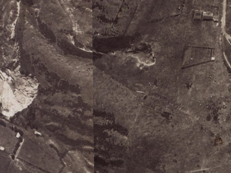 Lookaway Place from the air, 1925-1929