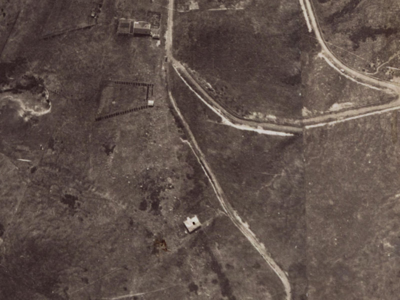 65 Huntsbury Avenue from the air, 1925-1929