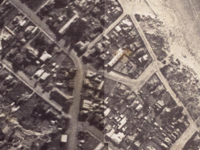 1 Wakefield Avenue from the air, 1925-1929