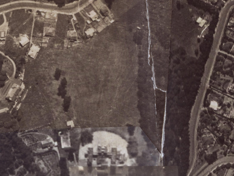 30 Overdale Drive from the air, 1925-1929