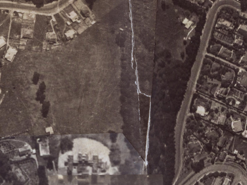 41 Overdale Drive from the air, 1925-1929