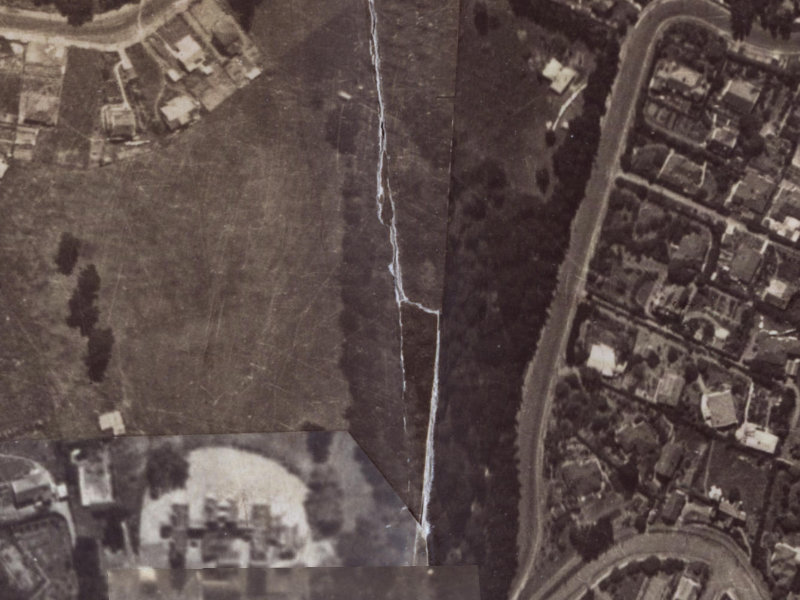 12 Rhodesvale Terrace from the air, 1925-1929