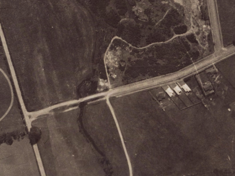 24 Rose Street from the air, 1925-1929