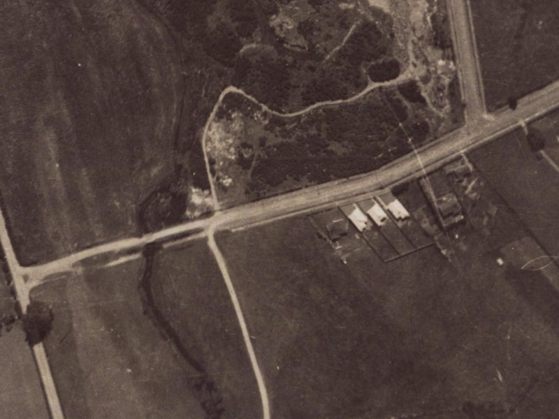 30 Rose Street from the air, 1925-1929