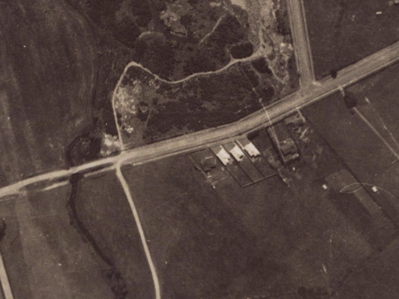 34A Rose Street from the air, 1925-1929