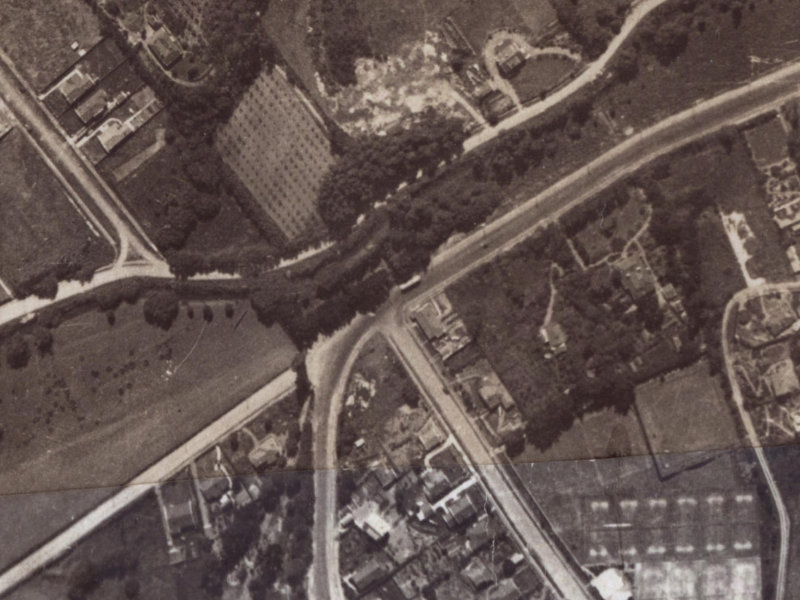81 Cashmere Road from the air, 1925-1929