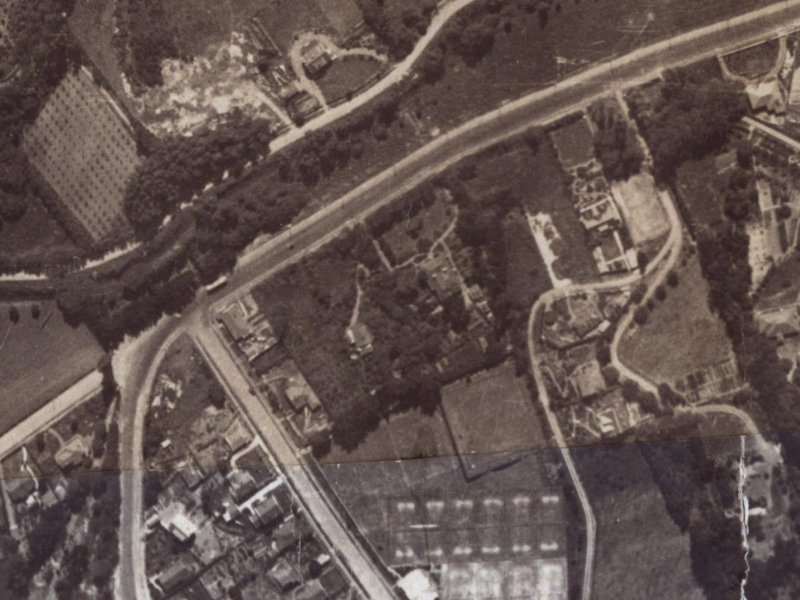 77A Cashmere Road from the air, 1925-1929