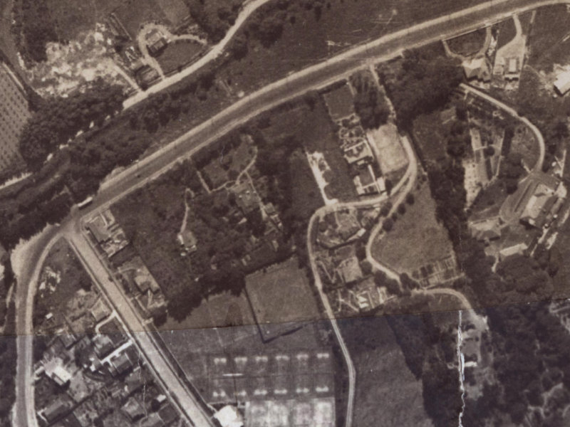 10 Crichton Terrace from the air, 1925-1929