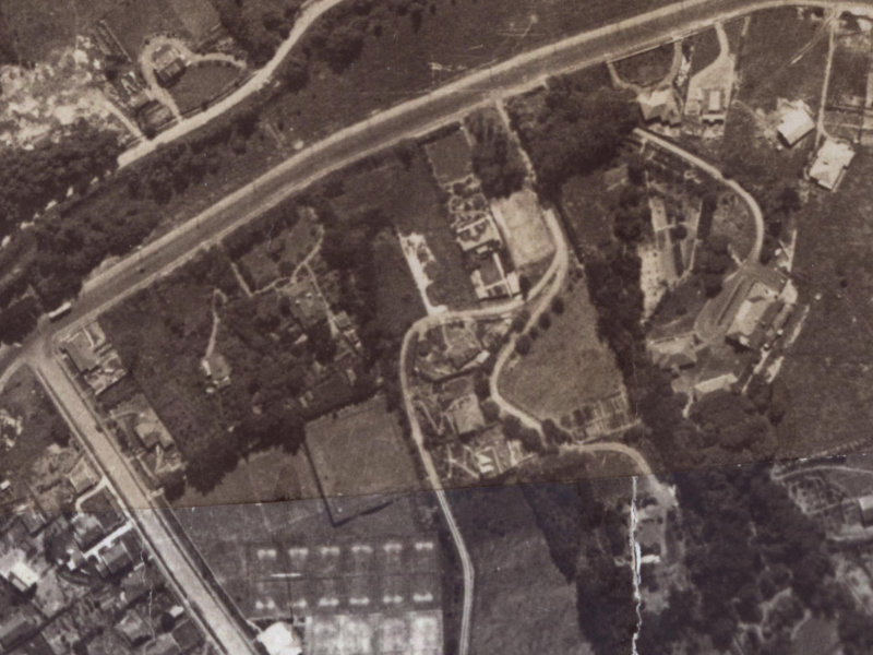11A Crichton Terrace from the air, 1925-1929