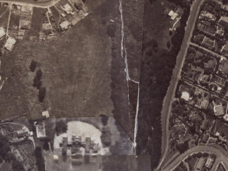 32 Overdale Drive from the air, 1925-1929