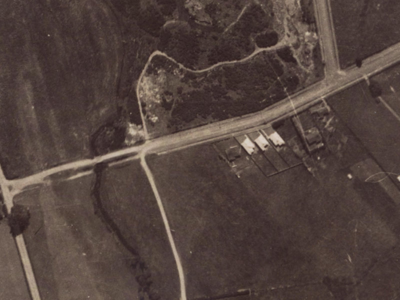 28 Rose Street from the air, 1925-1929