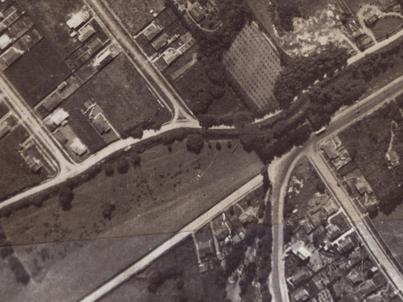 121 Ashgrove Terrace from the air, 1925-1929