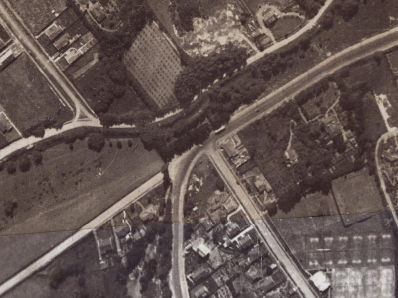 85 Cashmere Road from the air, 1925-1929
