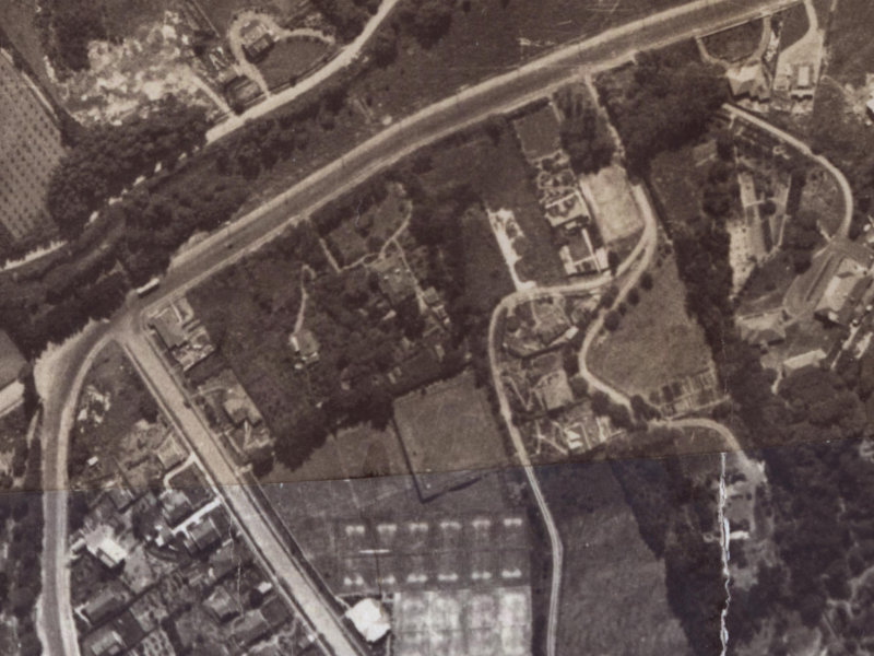 13 Crichton Terrace from the air, 1925-1929
