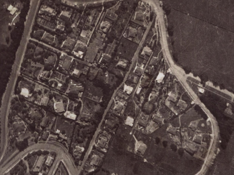 5 Merlewood Avenue from the air, 1925-1929