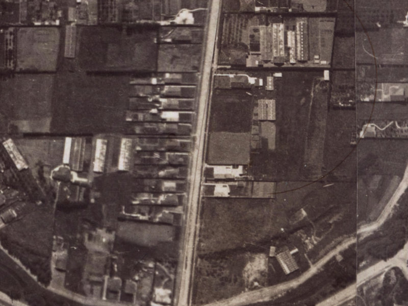 30 Birdwood Avenue from the air, 1925-1929