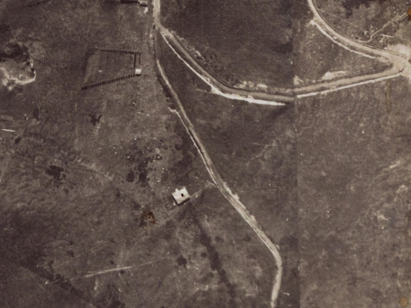 66 Huntsbury Avenue from the air, 1925-1929