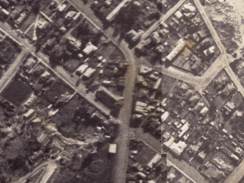 14/16 Wakefield Avenue from the air, 1925-1929