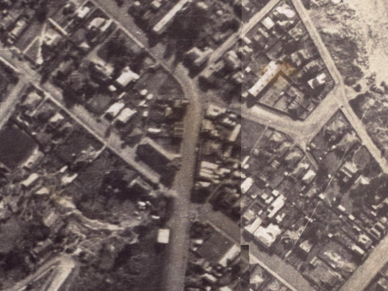 1-17 Wakefield Avenue from the air, 1925-1929