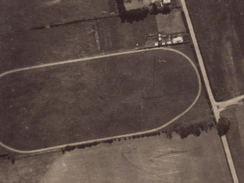 9-11 Leistrella Road from the air, 1925-1929
