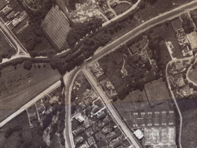 Cashmere Road from the air, 1925-1929