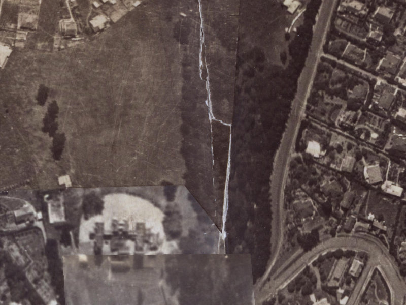 7 Rhodesvale Terrace from the air, 1925-1929