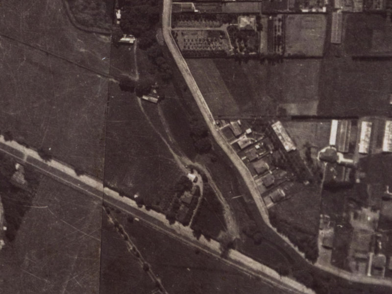 10 Sloan Terrace from the air, 1925-1929