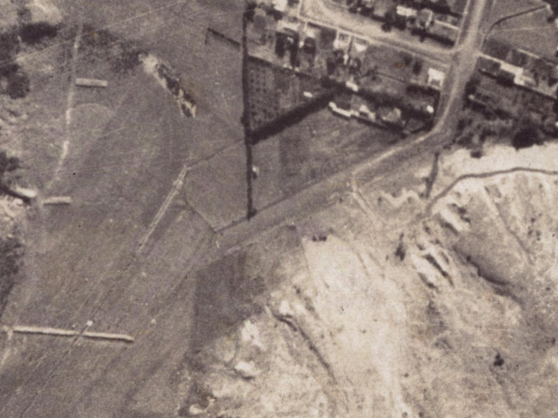 56A Bay View Road from the air, 1925-1929