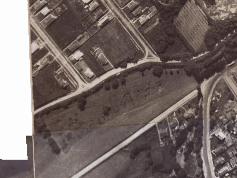 111 Ashgrove Terrace from the air, 1925-1929