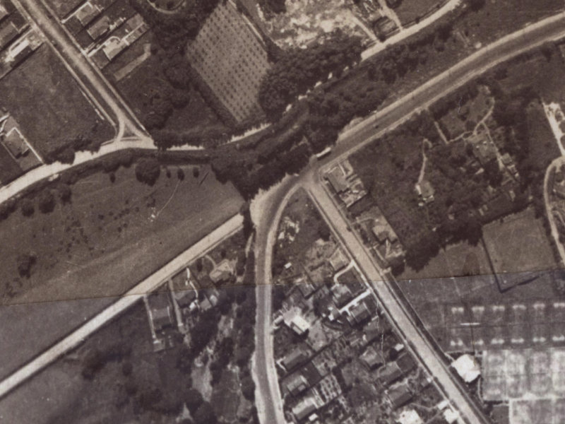 83 Cashmere Road from the air, 1925-1929