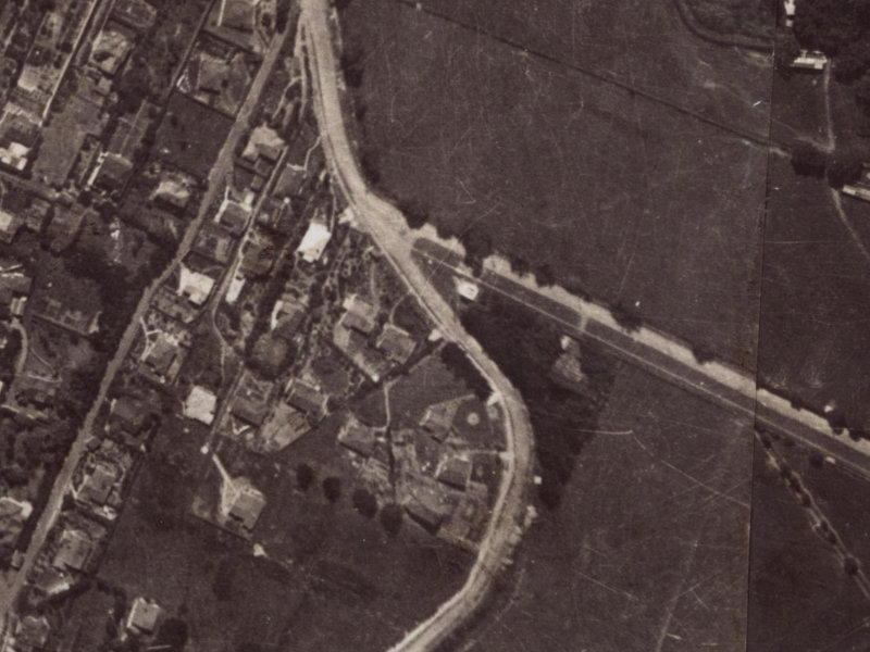 2 Rossmore Terrace from the air, 1925-1929