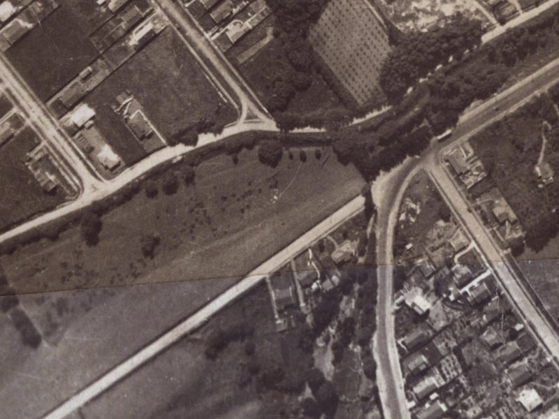 89 Cashmere Road from the air, 1925-1929