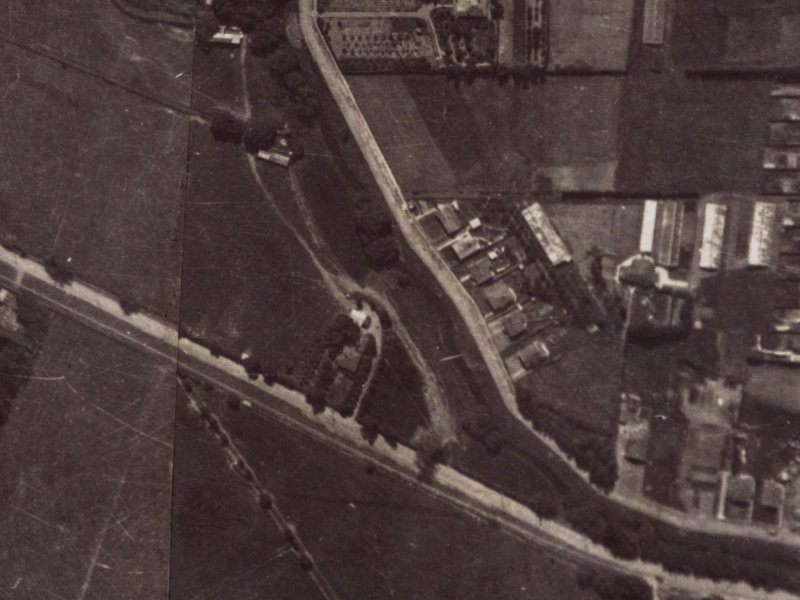 8 Sloan Terrace from the air, 1925-1929