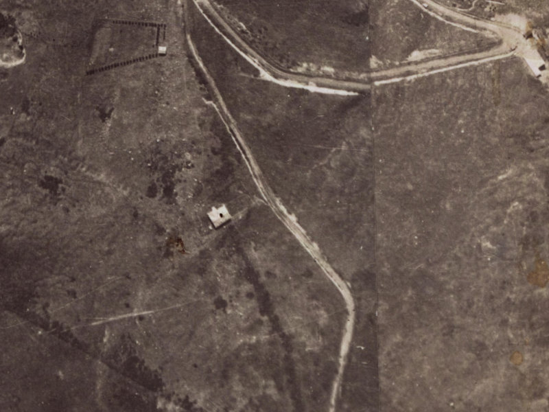 71 Huntsbury Avenue from the air, 1925-1929