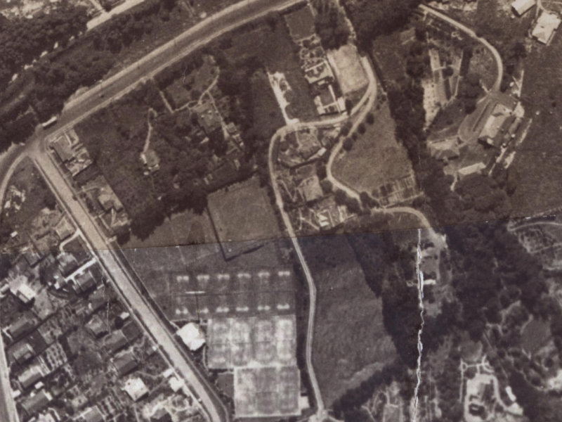 15 Crichton Terrace from the air, 1925-1929