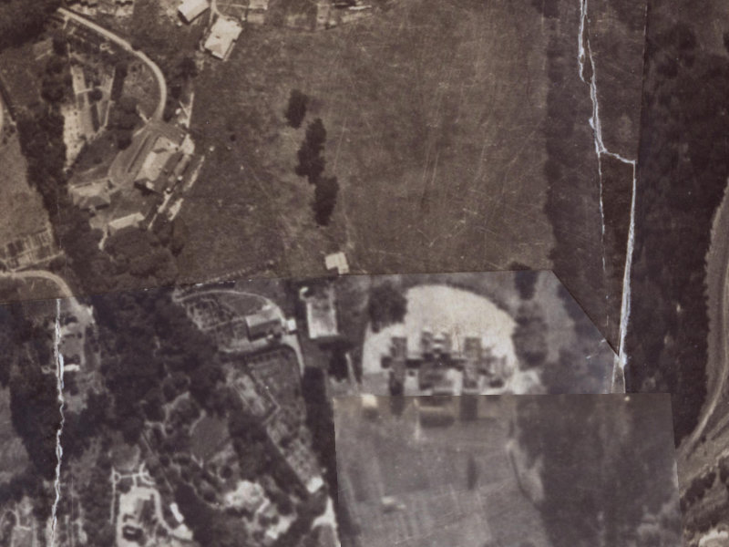 20 Overdale Drive from the air, 1925-1929