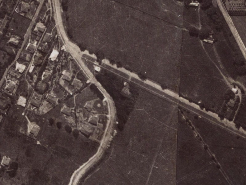 1 Rossmore Terrace from the air, 1925-1929