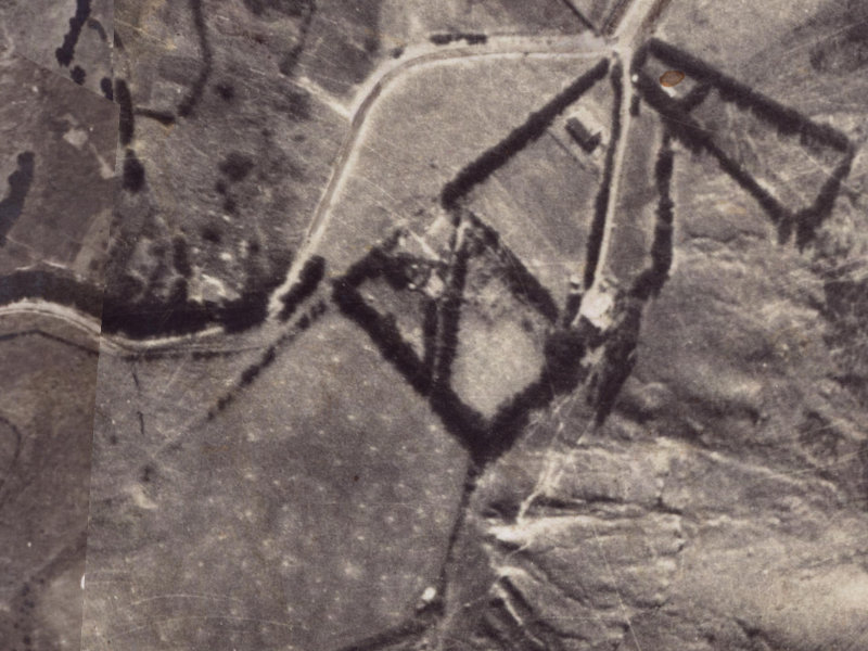 Crest Lane from the air, 1925-1929