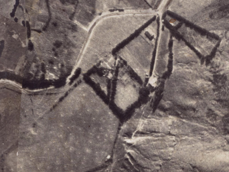 7 Crest Lane from the air, 1925-1929