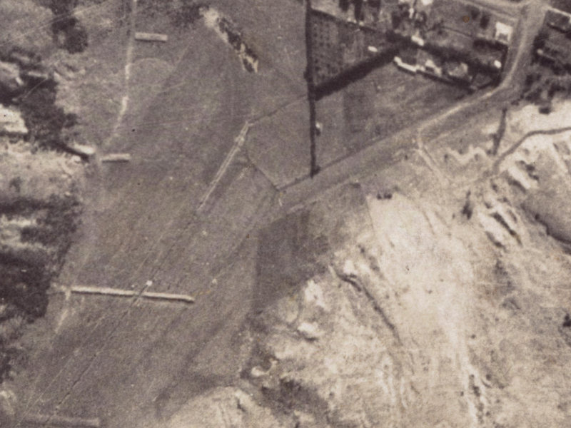 111 Bay View Road from the air, 1925-1929
