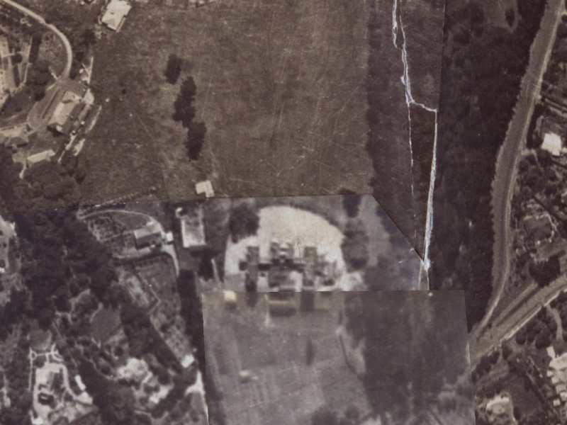 16 Overdale Drive from the air, 1925-1929