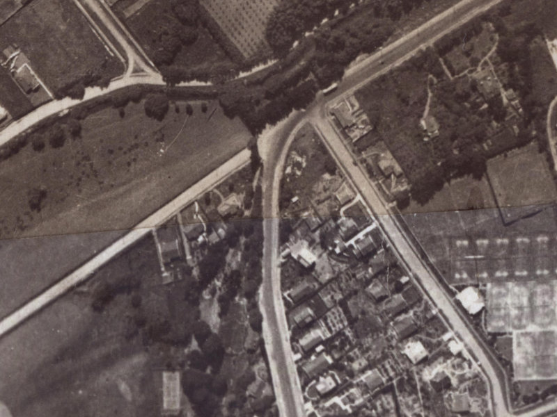 1 Hackthorne Road from the air, 1925-1929
