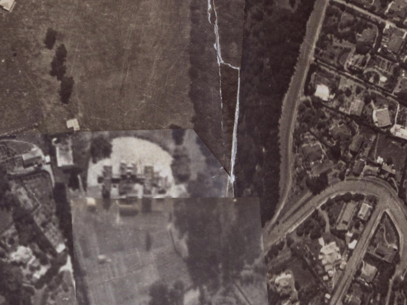 12 Overdale Drive from the air, 1925-1929