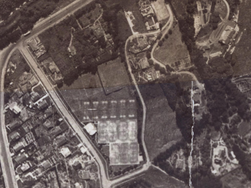 12 Crichton Terrace from the air, 1925-1929