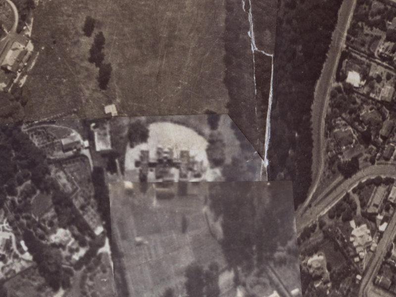 14 Overdale Drive from the air, 1925-1929