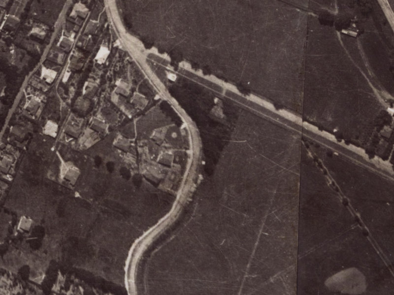 12 Rossmore Terrace from the air, 1925-1929